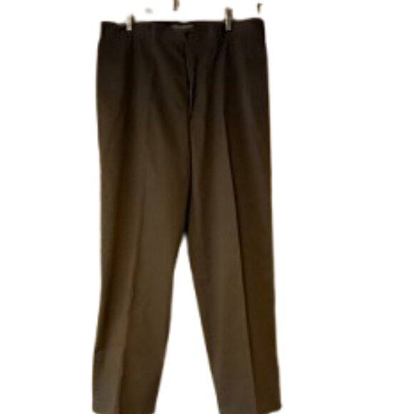 Sun River Olive Relaxed Fit Pleated Men's Pants - 36 x 29 - Picture 1 of 5